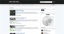 Desktop Screenshot of cheatandhack.hacckgames.com
