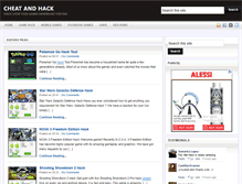 Tablet Screenshot of cheatandhack.hacckgames.com